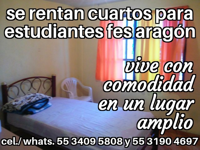 Fes aragon; nuevo ingreso cuartos estudiantes; estudiantes FES Aragon; Tec de Ecatepec; TESE; Universidad Ecatepec; UNEVE; UPIICSA; IPN Zacatenco; IPN Ticoman; fes aragon nuevo ingreso; departamento estudiantes; recamara estudiantes; habitacion estudiantes; dormitorio estudiantes;